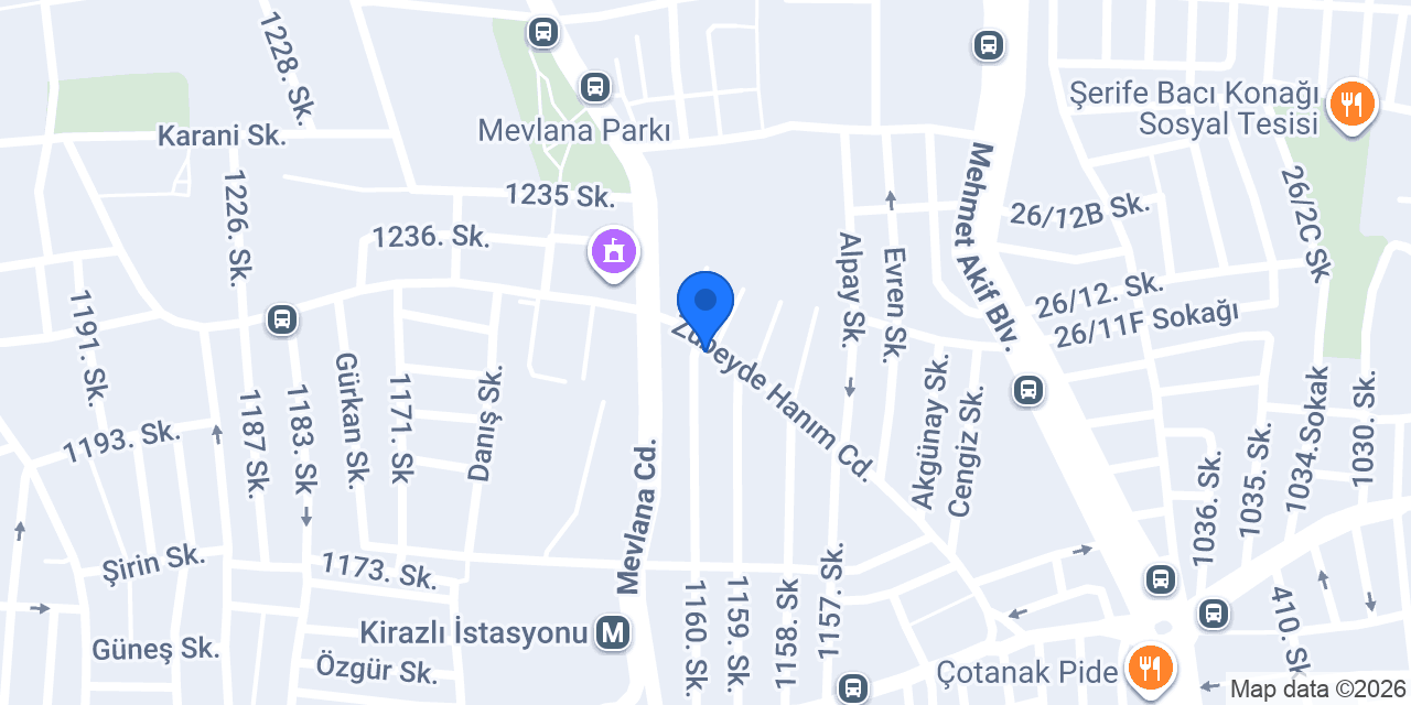 Lidya bayan kuaförü konumu