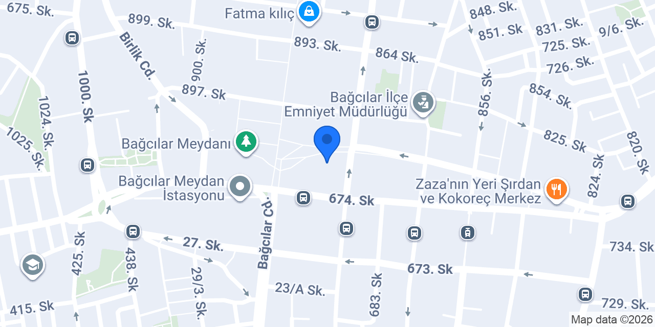 Blue Diamond Bağcılar konumu