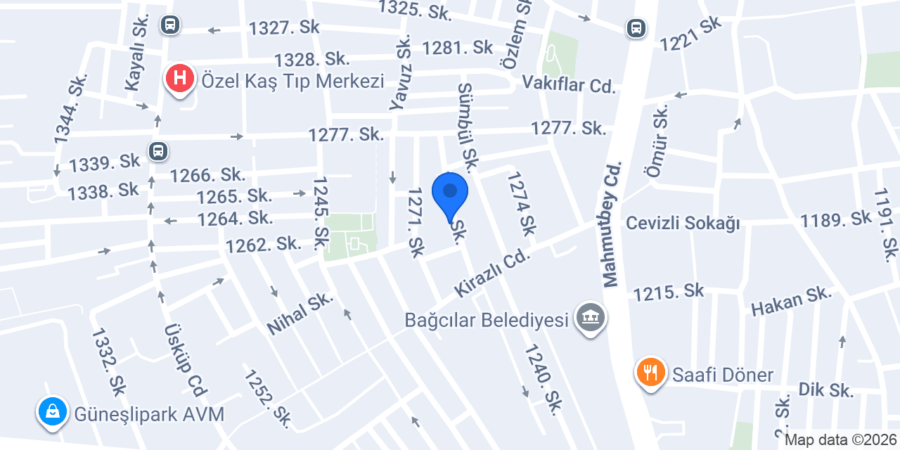 Demirel Ekmek Fırını konumu