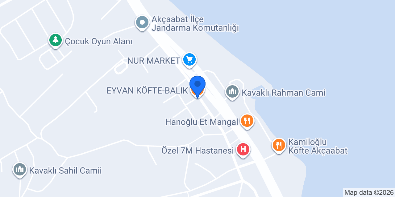 EYVAN KÖFTE-BALIK konumu