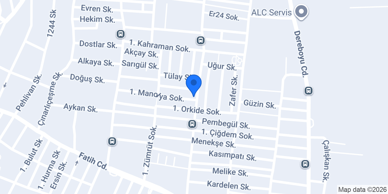 ALİZE GROUP İNŞAAT ANONİM ŞİRKETİ konumu