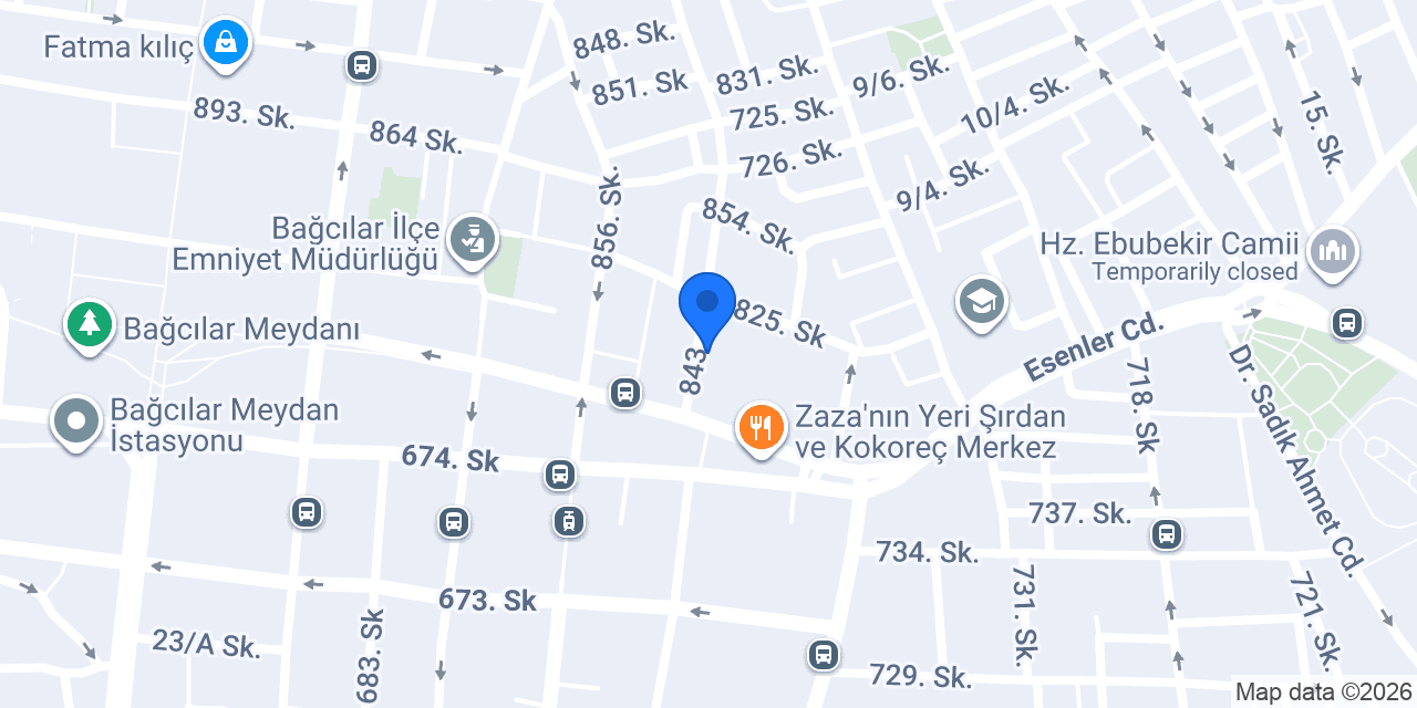 Aras Kargo Sancak Şubesi konumu