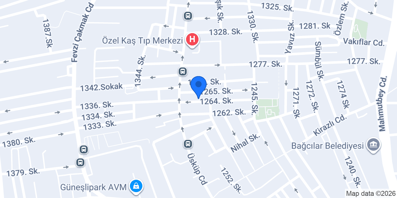 Maritek Tesisat konumu