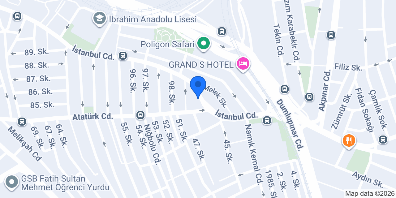 Ekinci Klima Havalandirma konumu