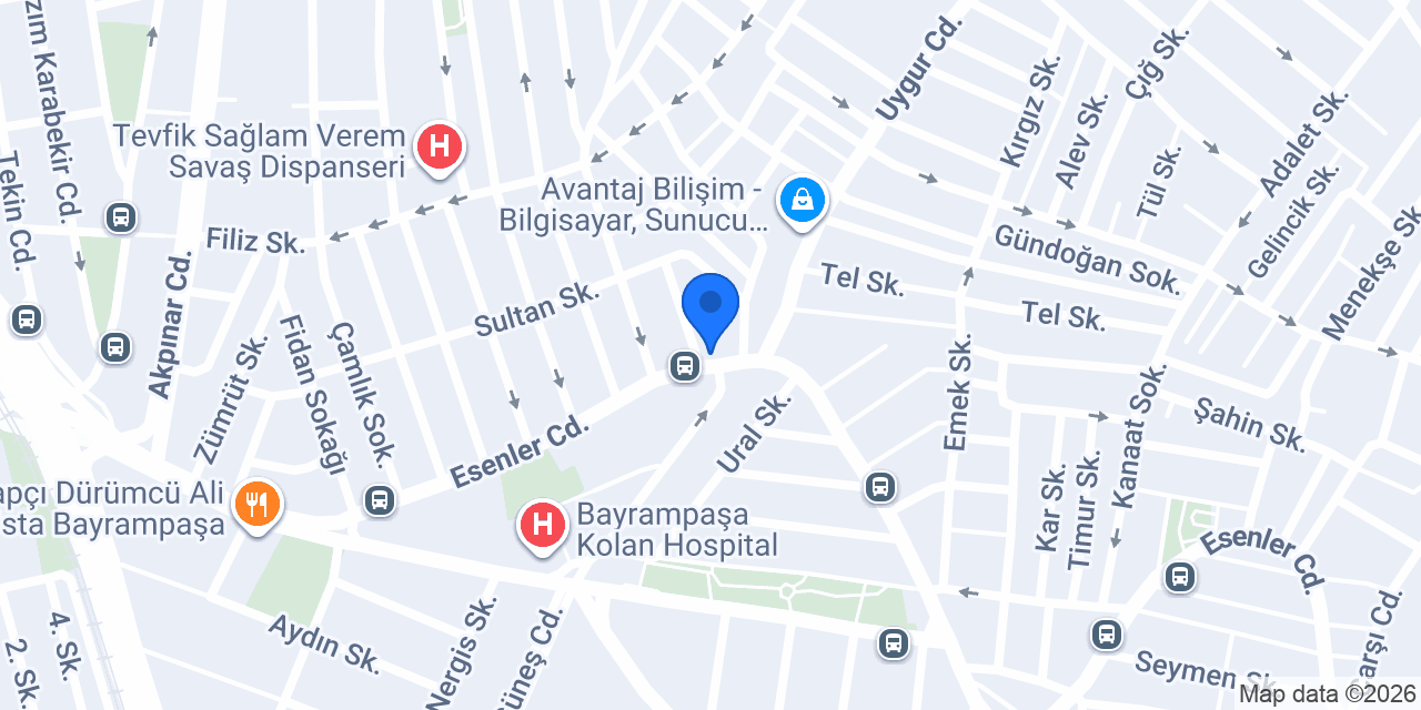 Yağız Avize konumu