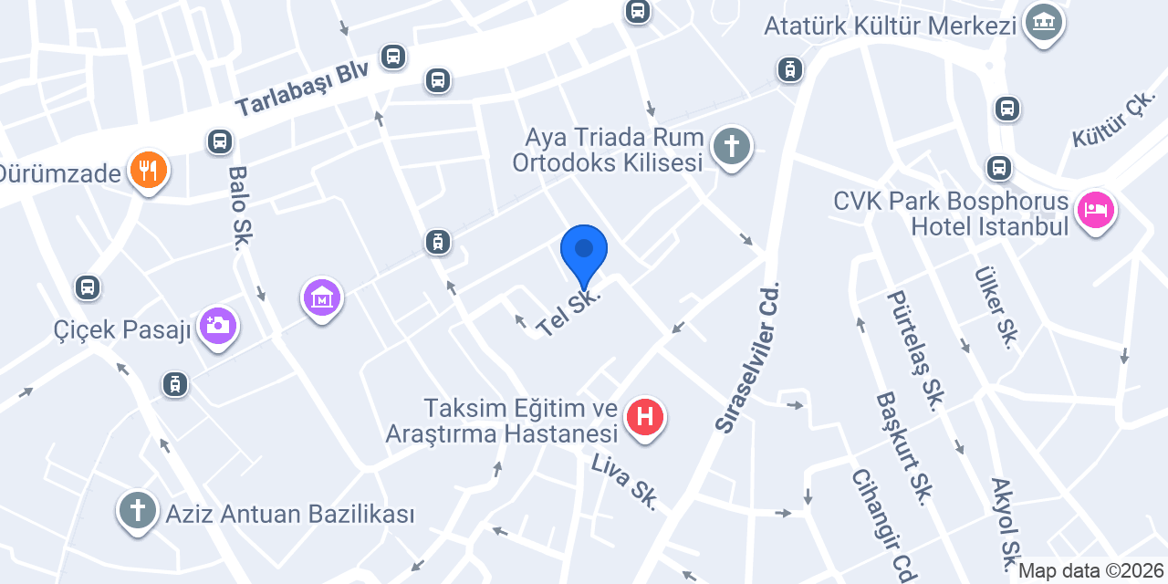 Ferman Pera Hotel (Beyoğlu) konumu