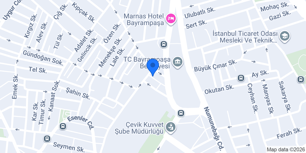 Otel Özen konumu