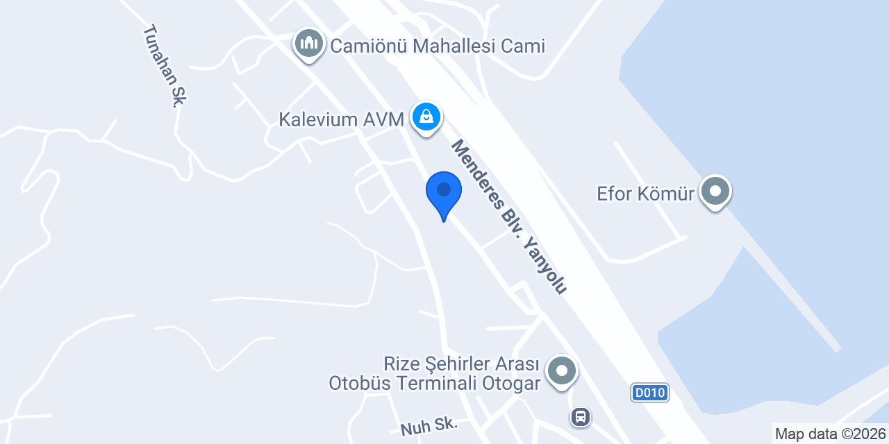 RİZE 5. NOTERLİĞİ konumu