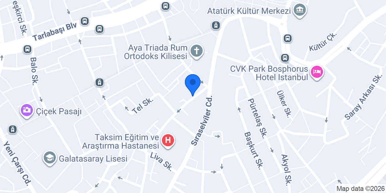 Cokolada Cihangir konumu