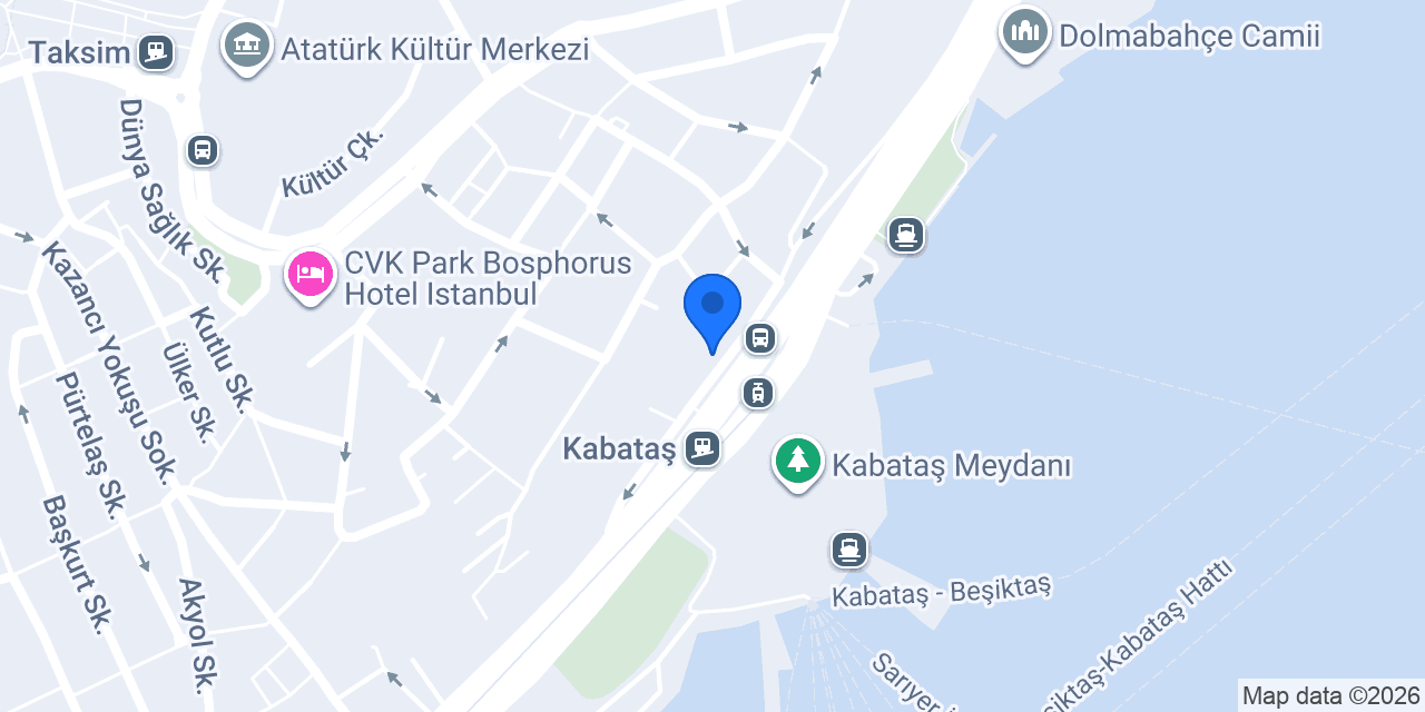 Kaiser Restobar Kabatas konumu