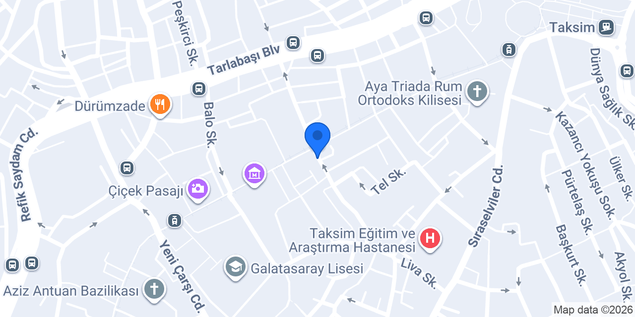 Anas Chicken Beyoğlu Şubesi konumu
