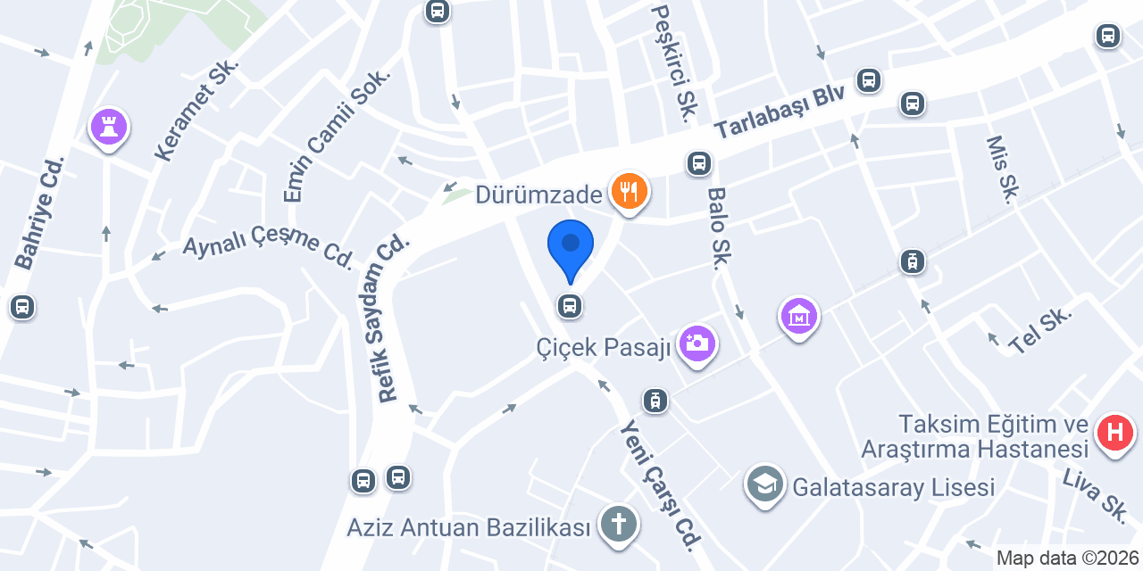 Ata Pera Dental Center konumu