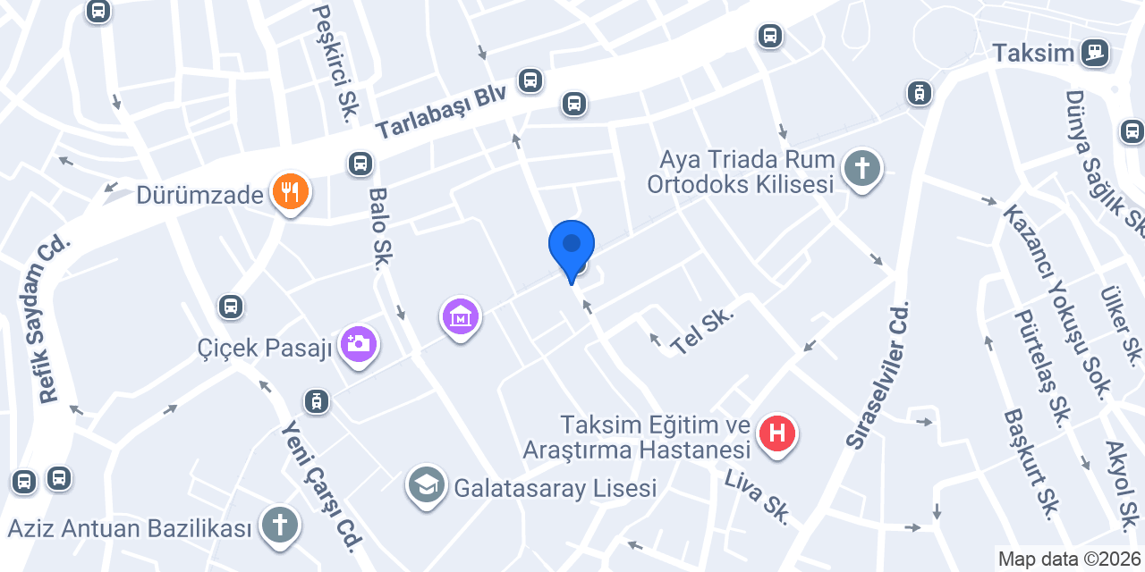 Beyoğlu Eczane konumu