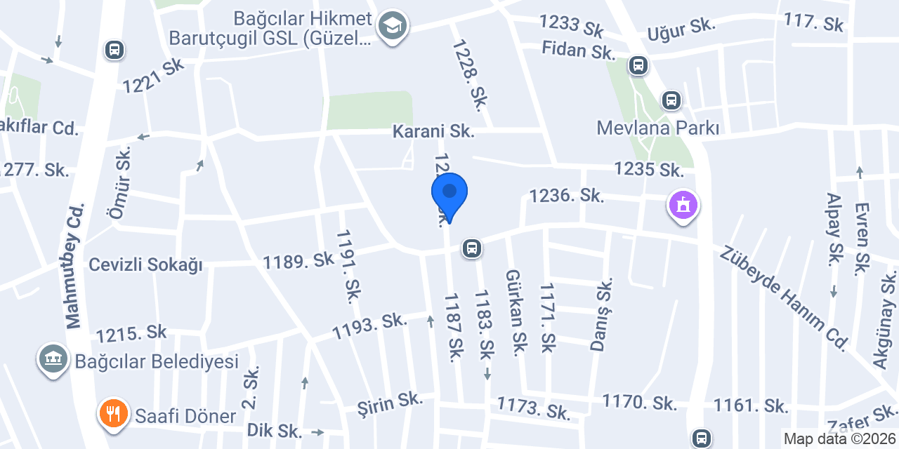 güneşli konumu