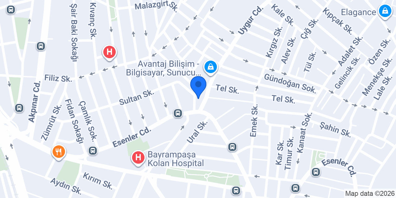 Becerikli Mobilya konumu