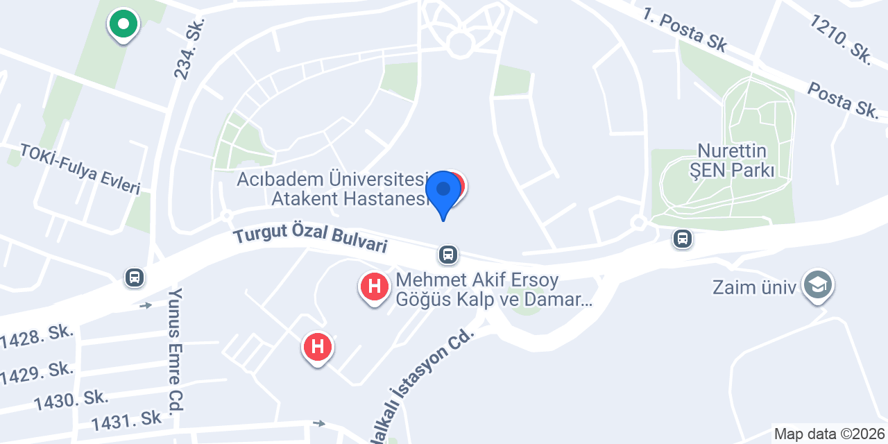 Op. Dr. İrfan Rauf AKSOY konumu