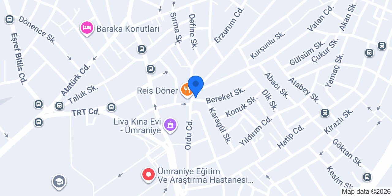 Çağla dondurma konumu