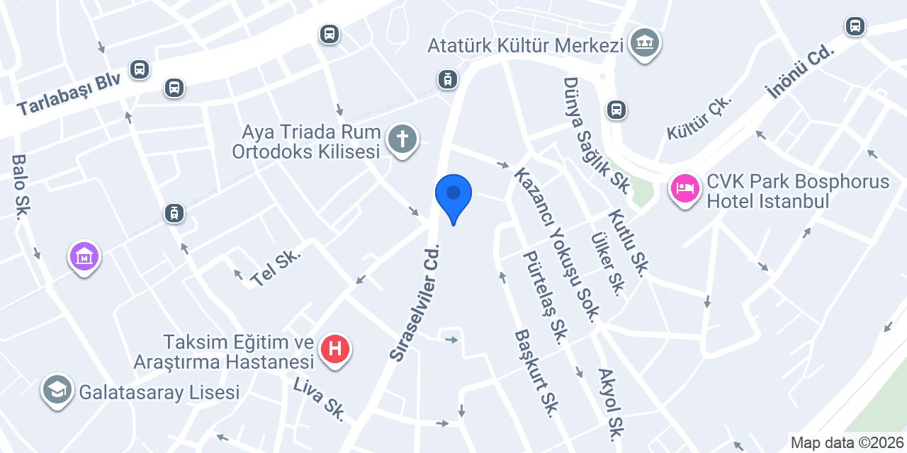 Consulate General Istanbul konumu