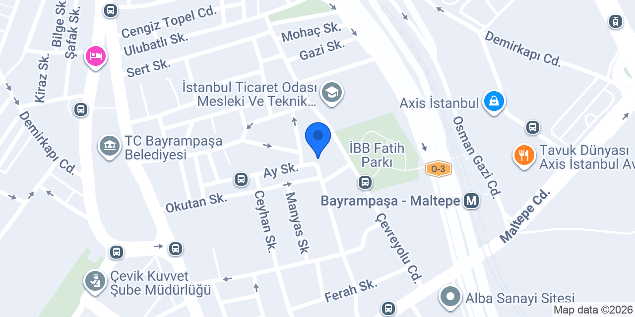 Mir simit fırını konumu