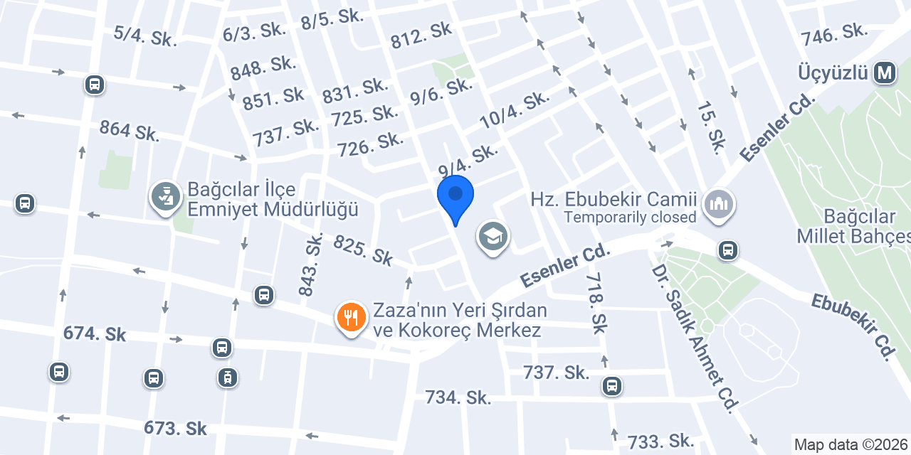 Ahşap Sauna konumu