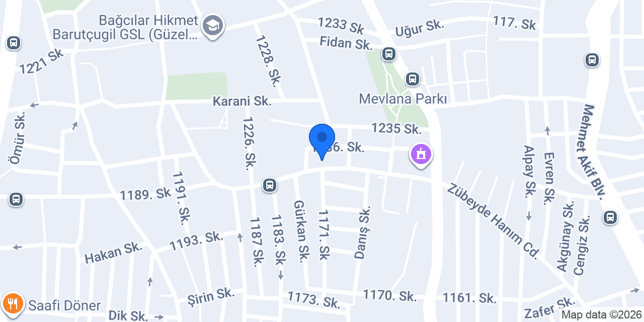 ÜNSA Anahtar & Çilingir konumu