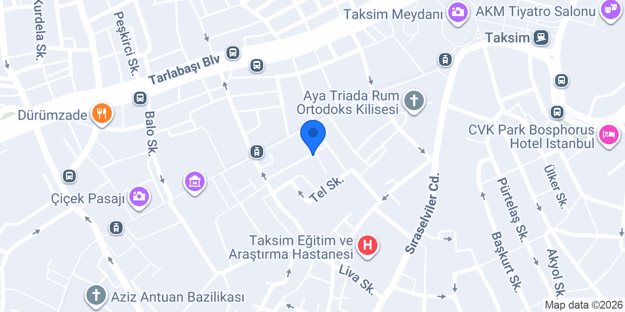 Ve Beyoğlu Bar konumu