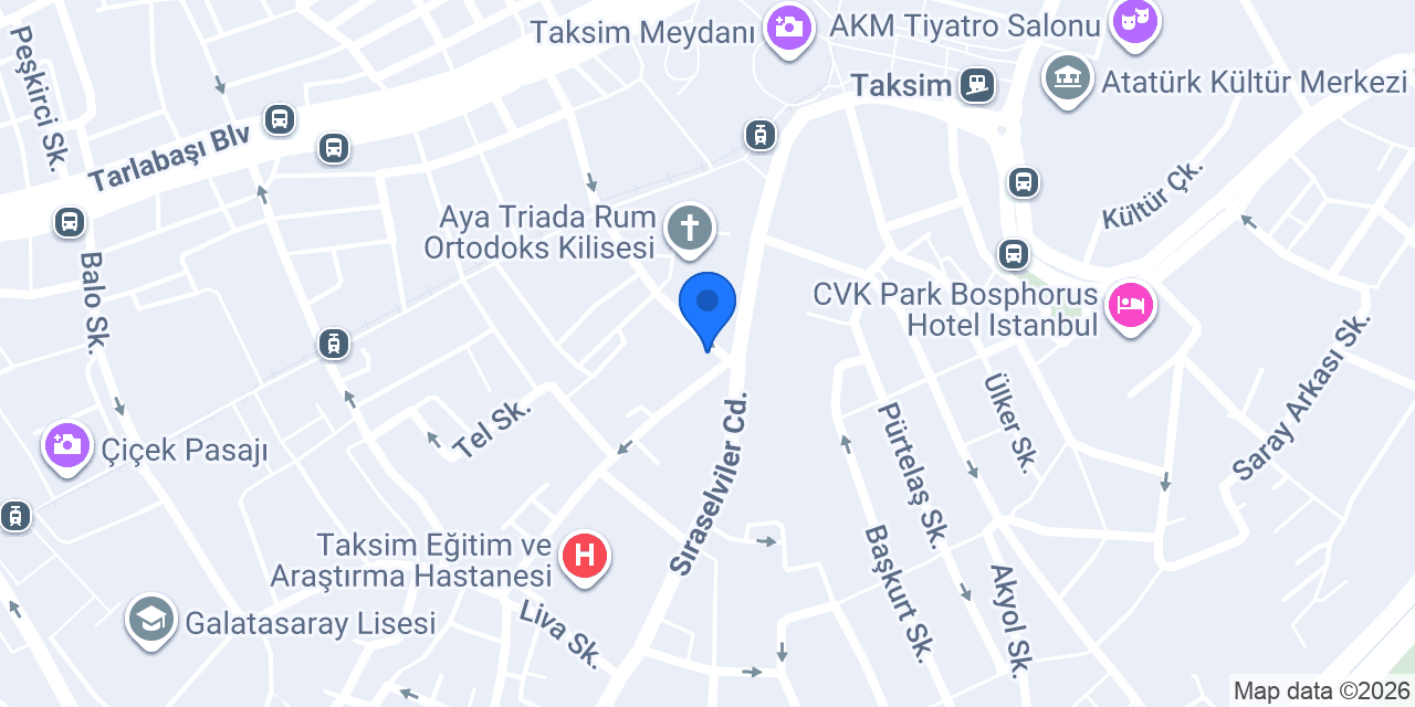 Beyoğlu 7. Noterliği konumu