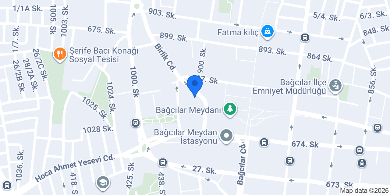 Bağcılar Yıldız Pastanesi konumu