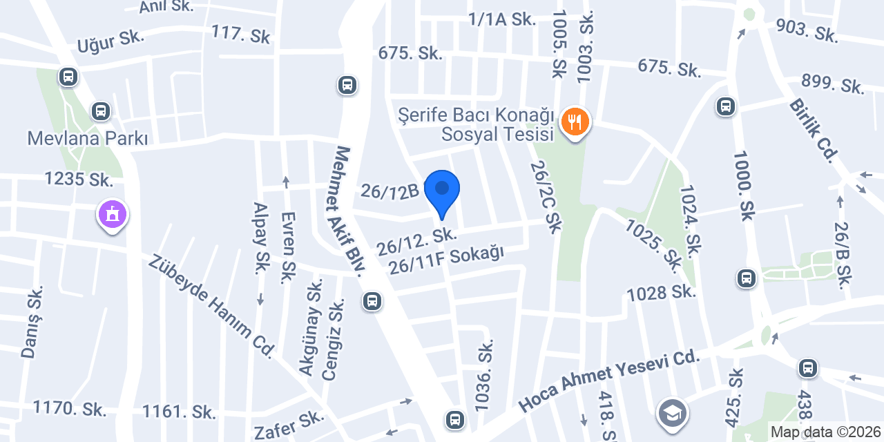 Ulutaş Unlu Mamülleri konumu