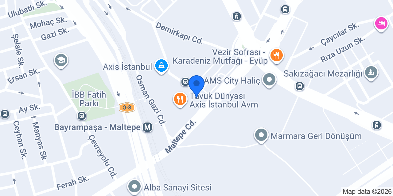 Çevre Bilişim Ticaret Anonim Şirketi konumu