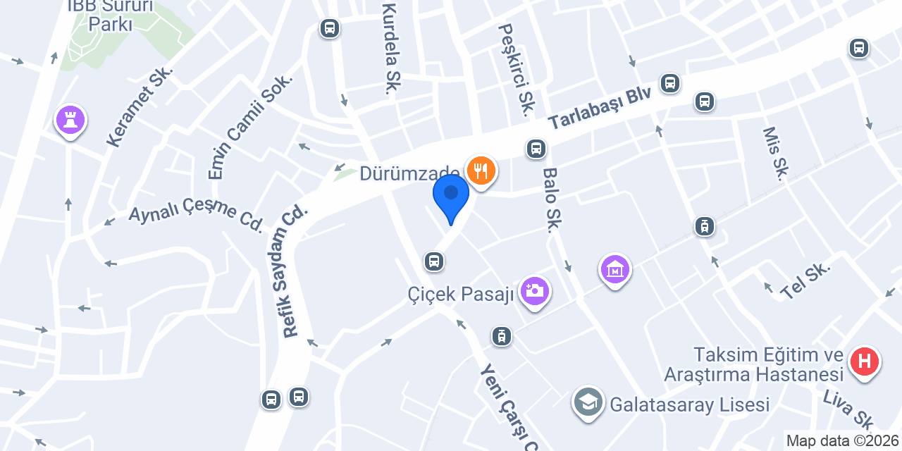 Massage MLS Beyoğlu Taksim Spa konumu