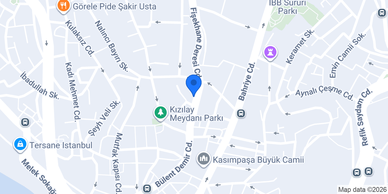 Yahya Optik Beyoğlu konumu