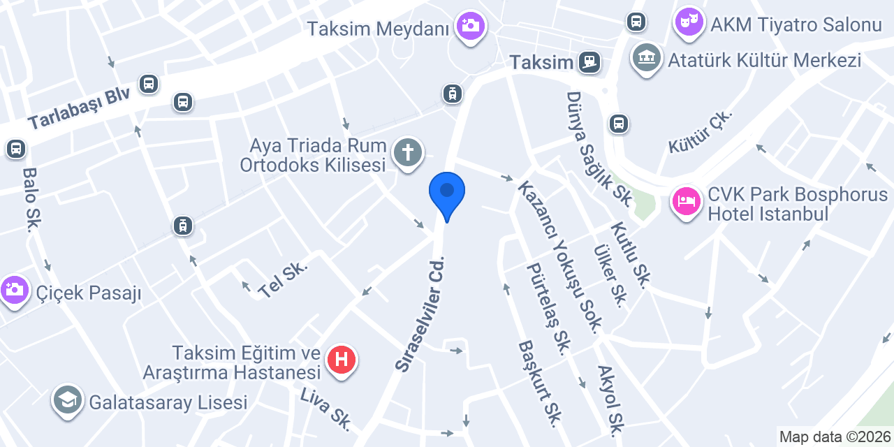 Riddim Club Cihangir konumu