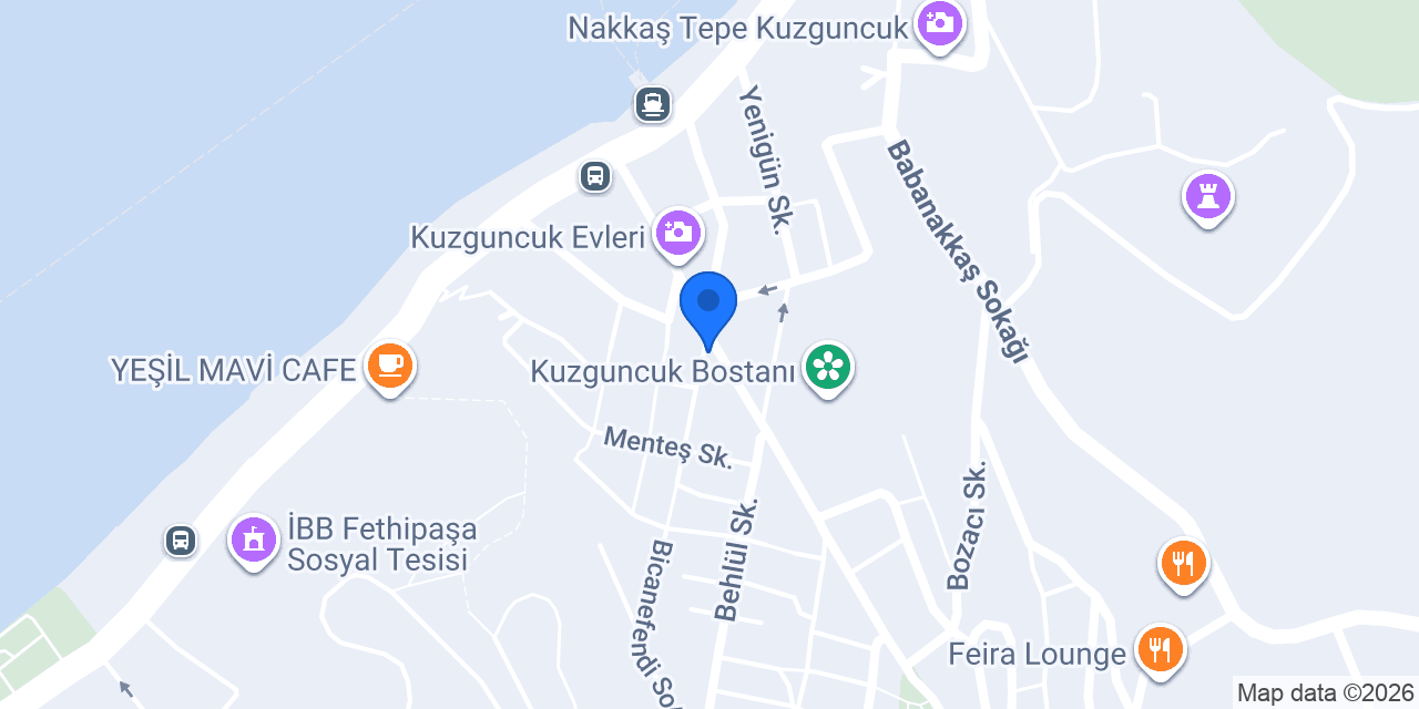 Kuzguncuk Burger Cafe konumu