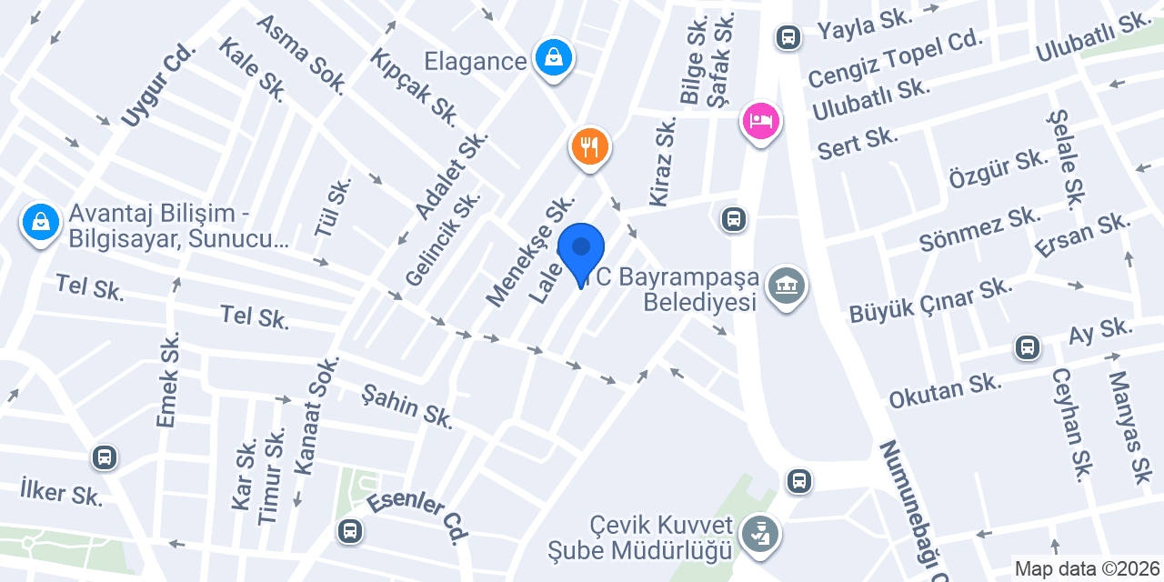 Arda Elektrik Bayrampaşa konumu