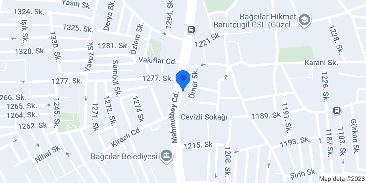 PTT Bağcılar PDM konumu