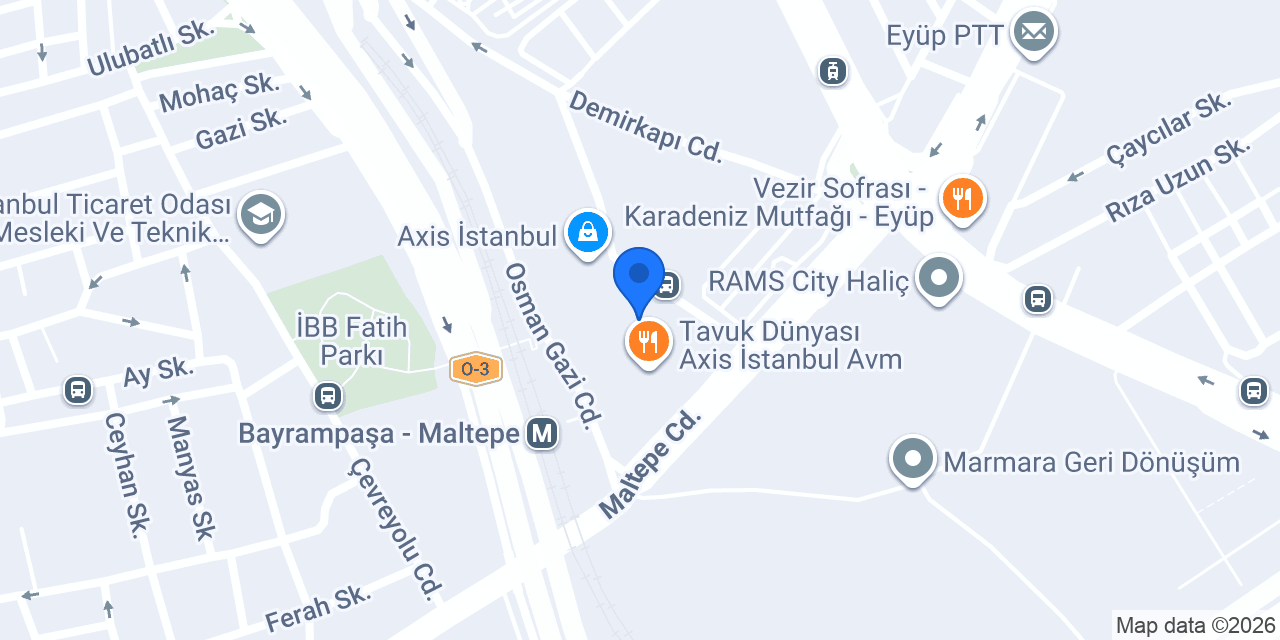 Lescon Eyüp Axis Avm konumu