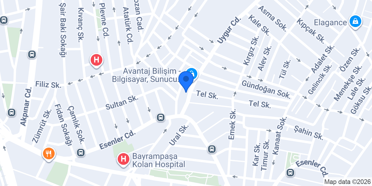 Öz Büker Mobilya konumu