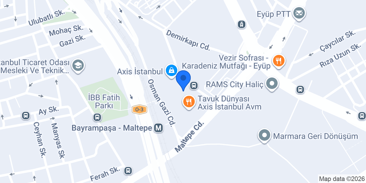 Cengiz Lostra Axis AVM konumu