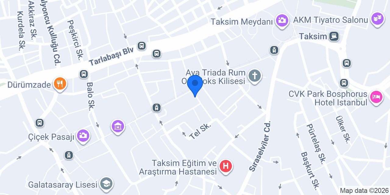 Premist Hotels Taksim konumu