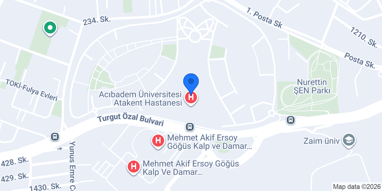 Op. Dr. Ceyda Perçinoğlu konumu