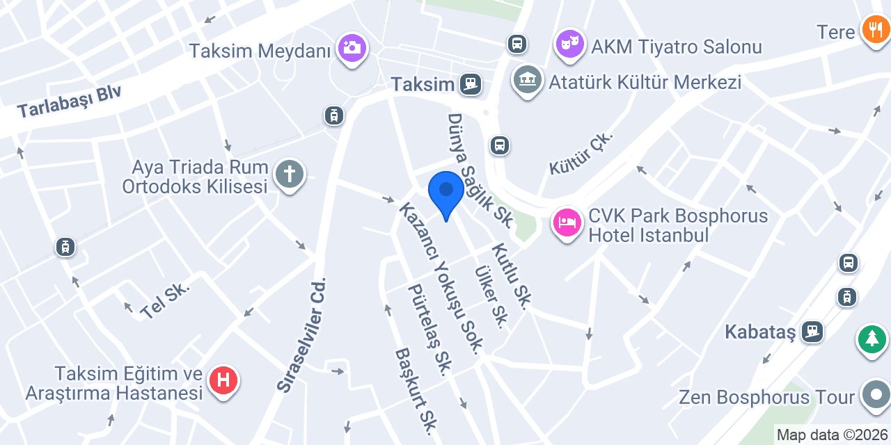 Beyoğlu Klima Servisi konumu