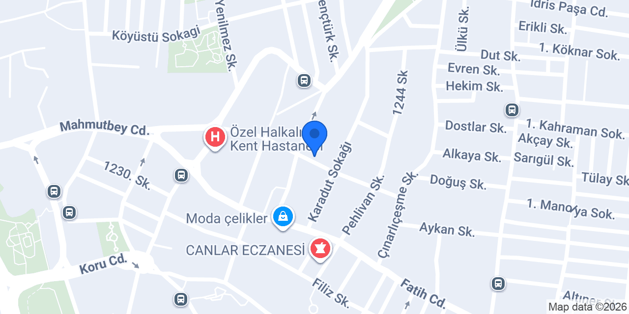 Halkalı Filli Boya konumu