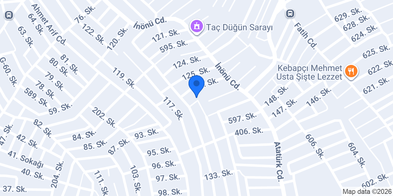 Alış Kauçuk konumu