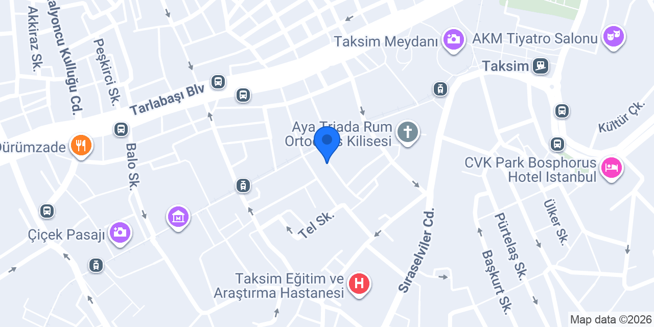 KafeKa - Cafe & Restaurant (Beyoğlu) konumu