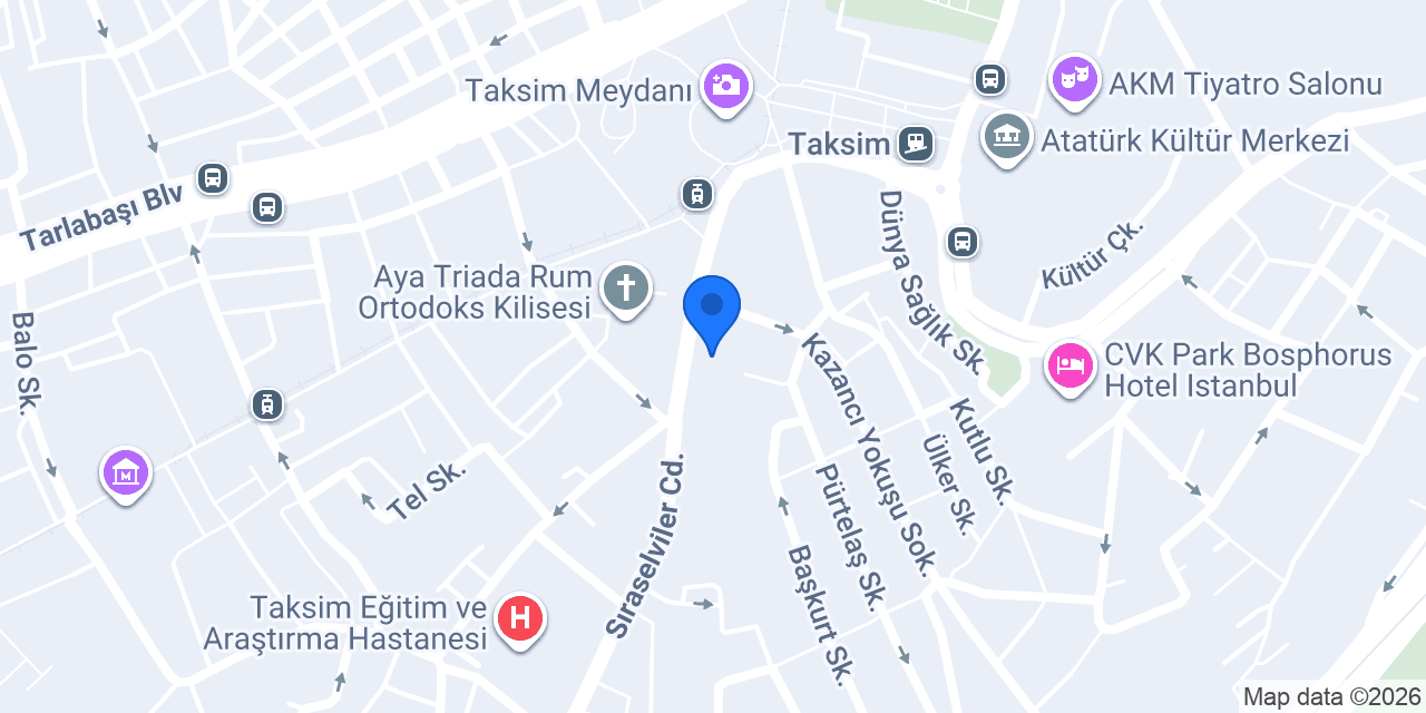 Meyhane Istanbul konumu