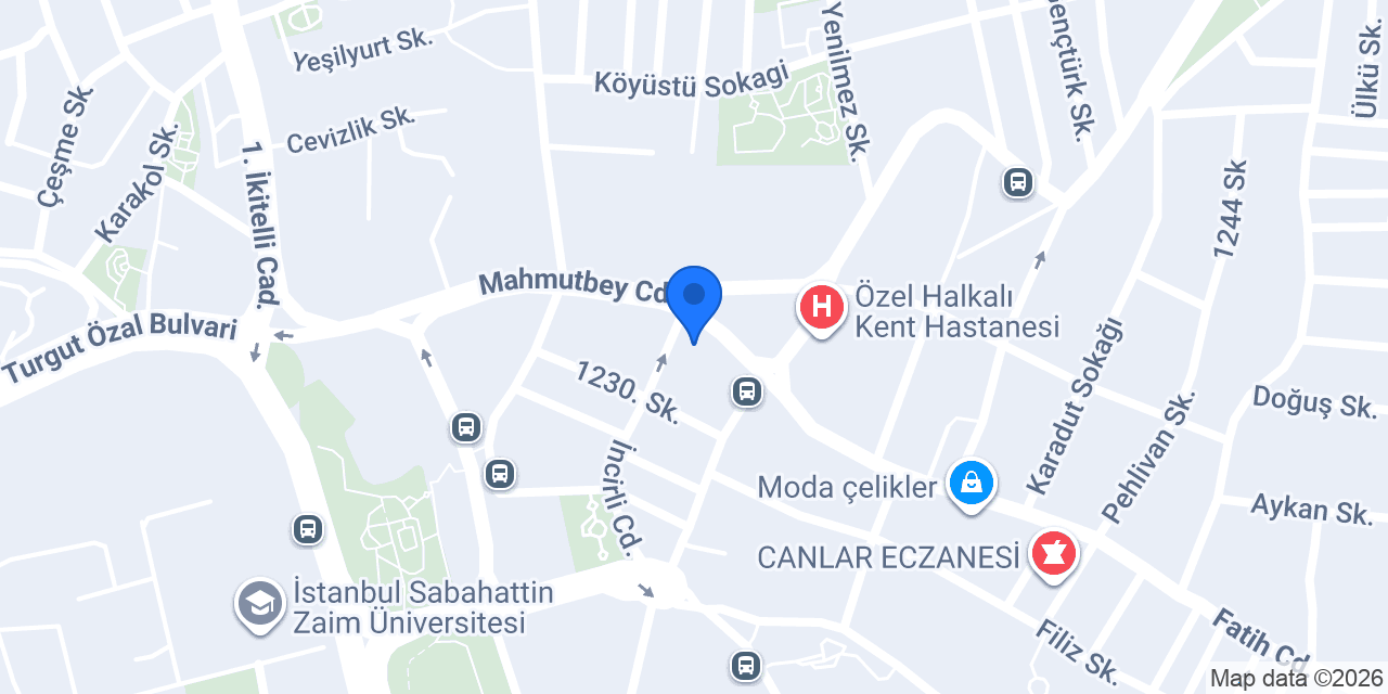 Halkalı Merkez Kasapları konumu