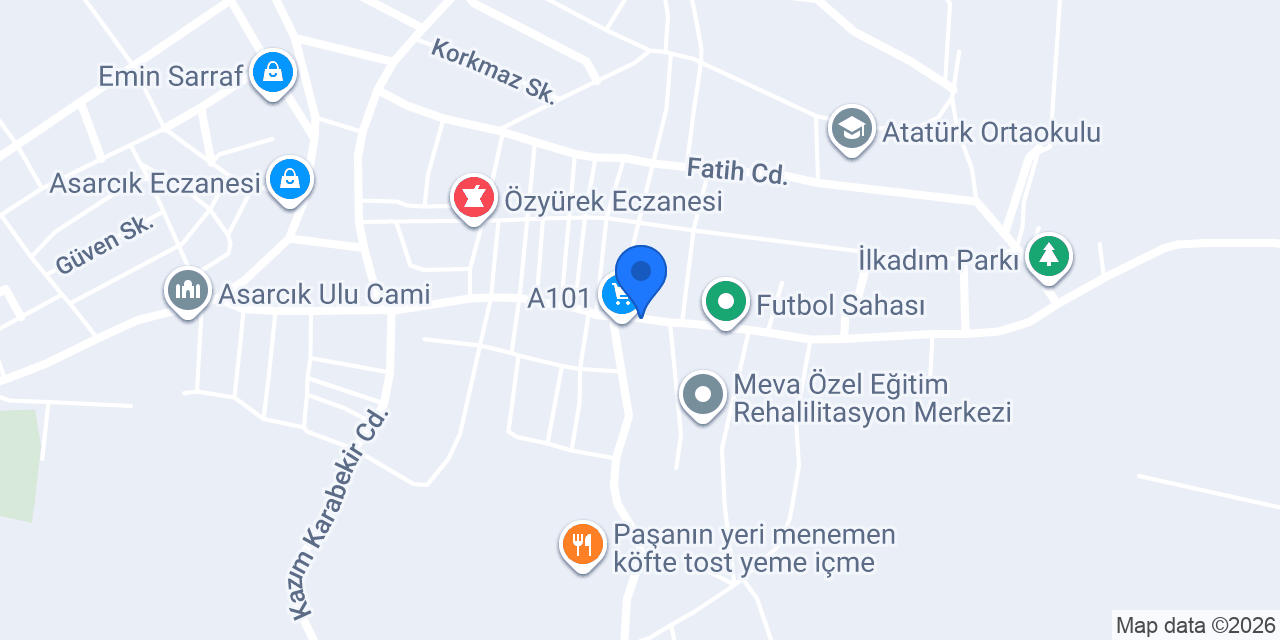 Tapu Müdürlüğü konumu