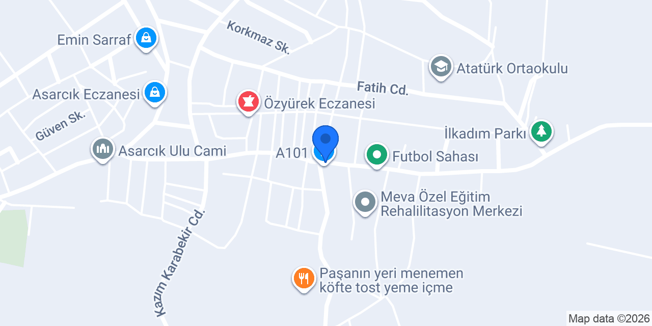 Atatürk Mahallesi Muhtarlığı konumu