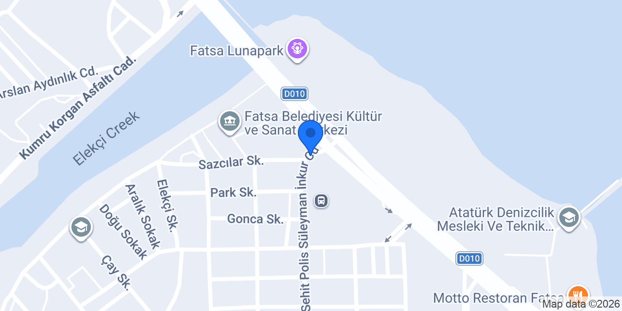 Fatsa Otogar Taksi konumu